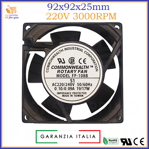 Ventola raffreddamento 220v