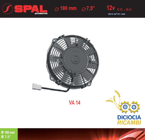 Ventilatore aspirante 12v - ventilatore,