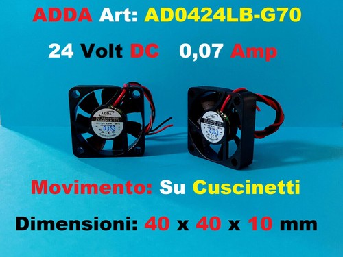 Ventola raffreddamento assiale